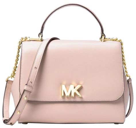 michael kors white and light pink hand bags